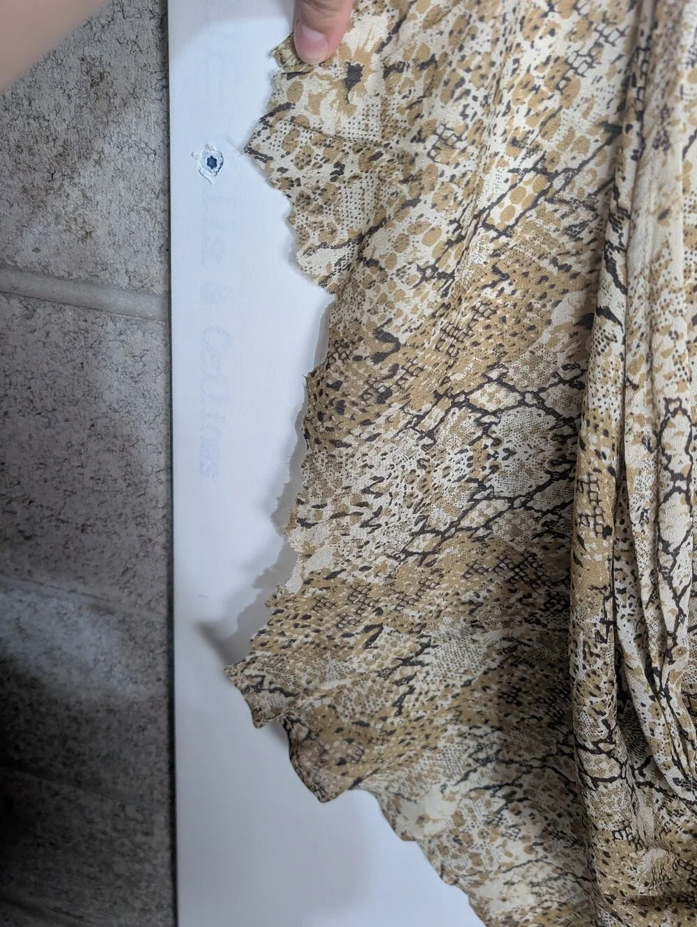 RARE Spell & The Gypsy Aloha Python Duster Snake Kimono Boho Flawed One Size OS